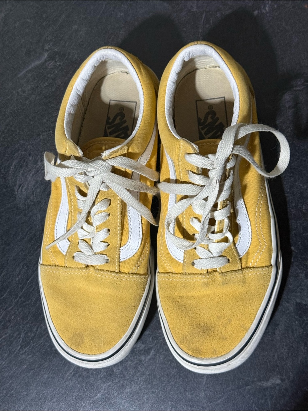 Vans‎ Old Skool Color Theory Golden Yellow Mustard Womans 8 Mens 6.5 Sunflower